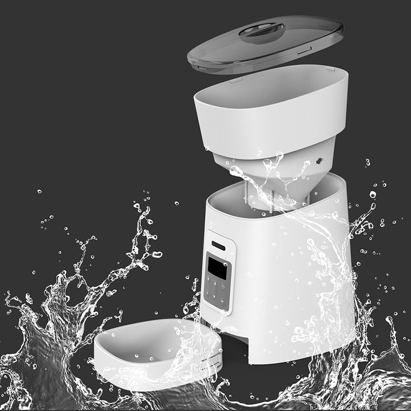 Modern Luxury Auto Pet Feeder Indoor Automatic